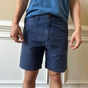 American Eagle Blue Polka Dot Shorts
